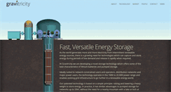 Desktop Screenshot of gravitricity.com